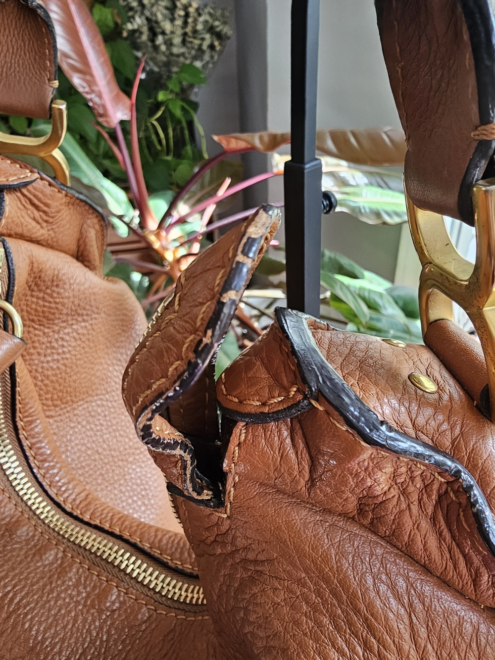 Chloé Marcie Hobo Bag in Tan pebbled calfskin - Picture 12 of 12